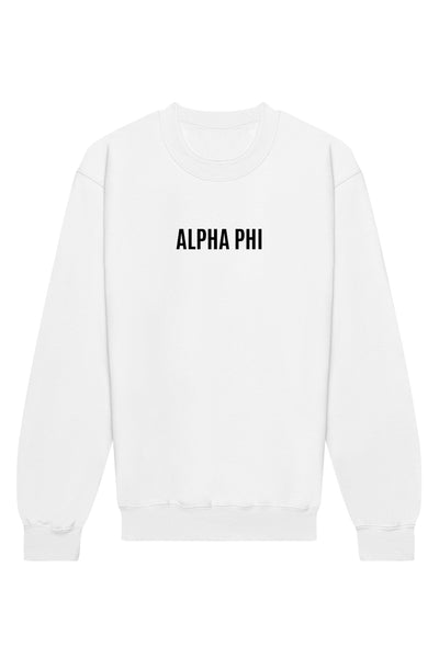 Alpha Phi Warped Crewneck Sweatshirt