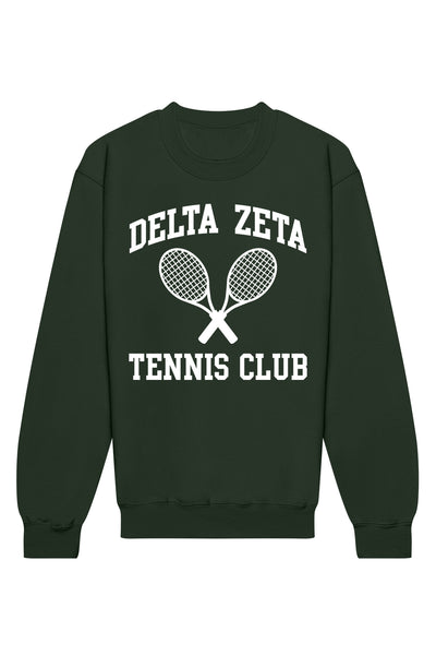 Delta Zeta Tennis Club Crewneck Sweatshirt