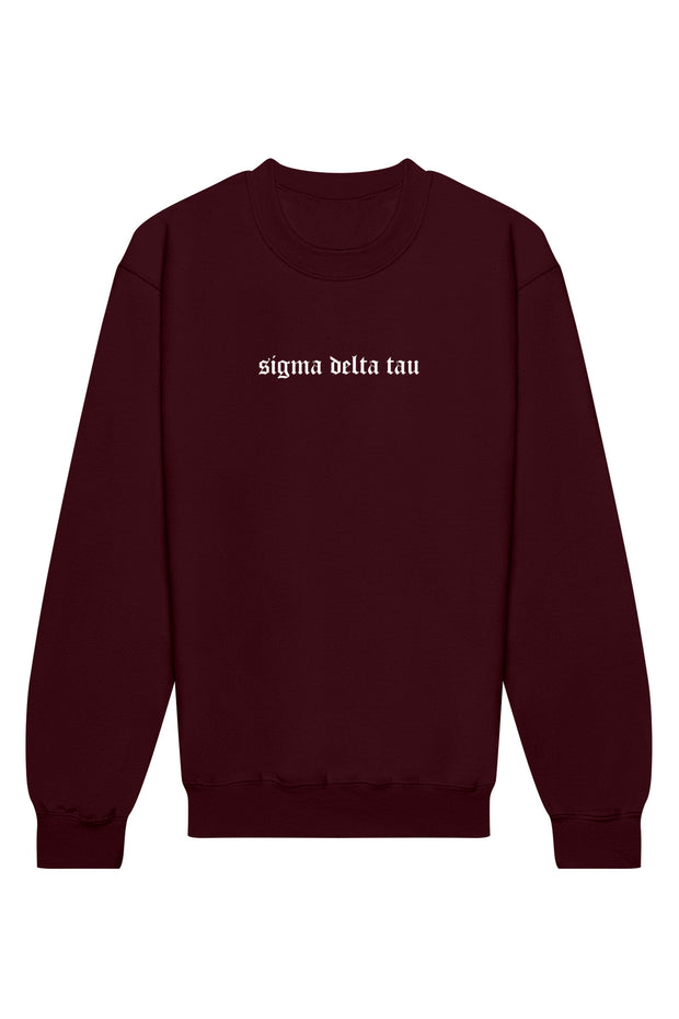 Sigma Delta Tau Classic Gothic II Crewneck Sweatshirt