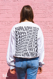 Sigma Kappa Warped Crewneck Sweatshirt