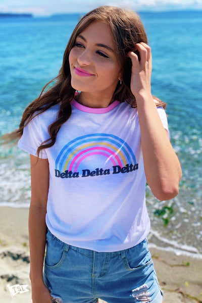 Delta Delta Delta Darling Boyfriend Tee