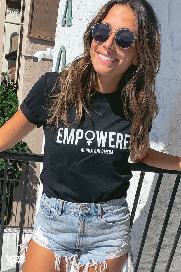 Alpha Chi Omega Empowered Tee