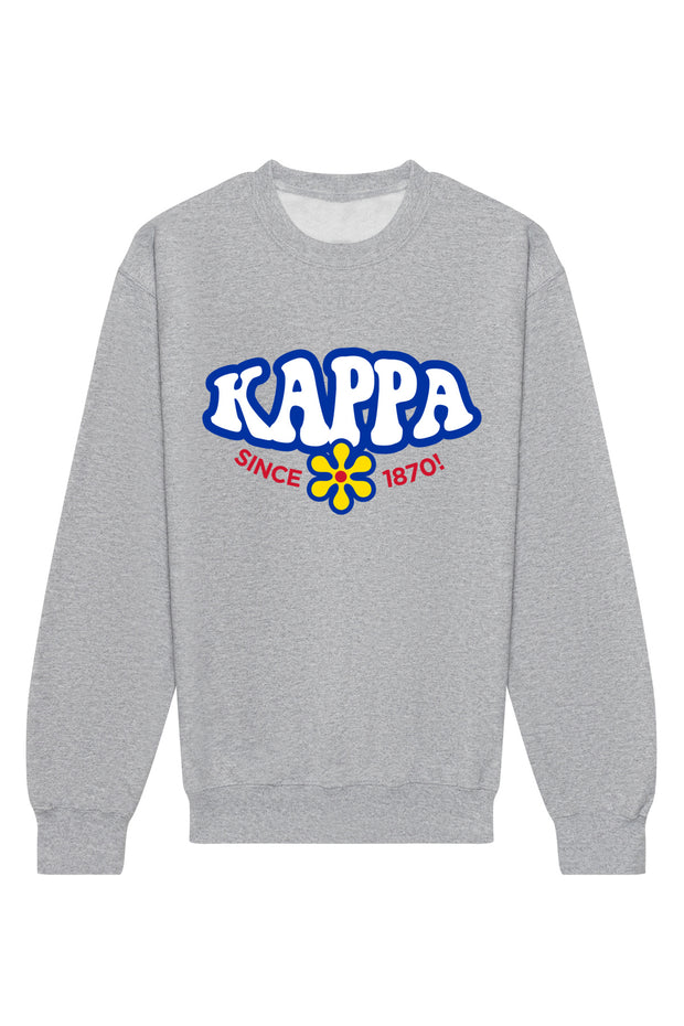Kappa Kappa Gamma Funky Crewneck Sweatshirt