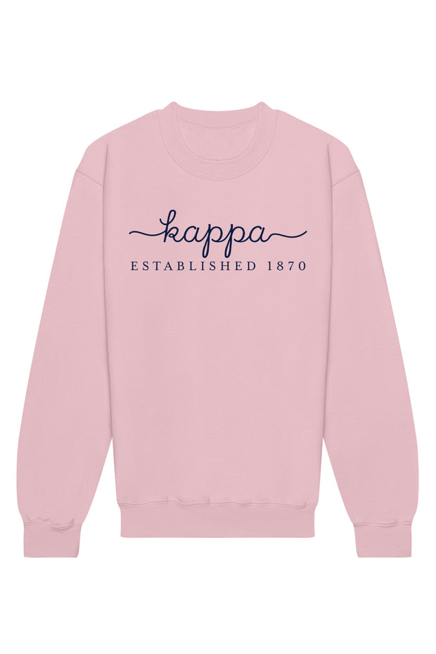 Kappa Kappa Gamma Signature Crewneck Sweatshirt