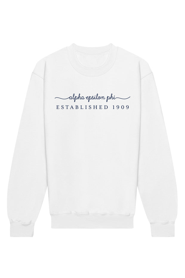 Alpha Epsilon Phi Signature Crewneck Sweatshirt