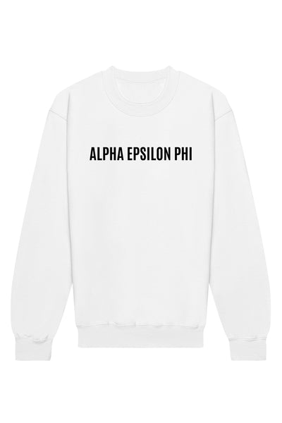 Alpha Epsilon Phi Warped Crewneck Sweatshirt