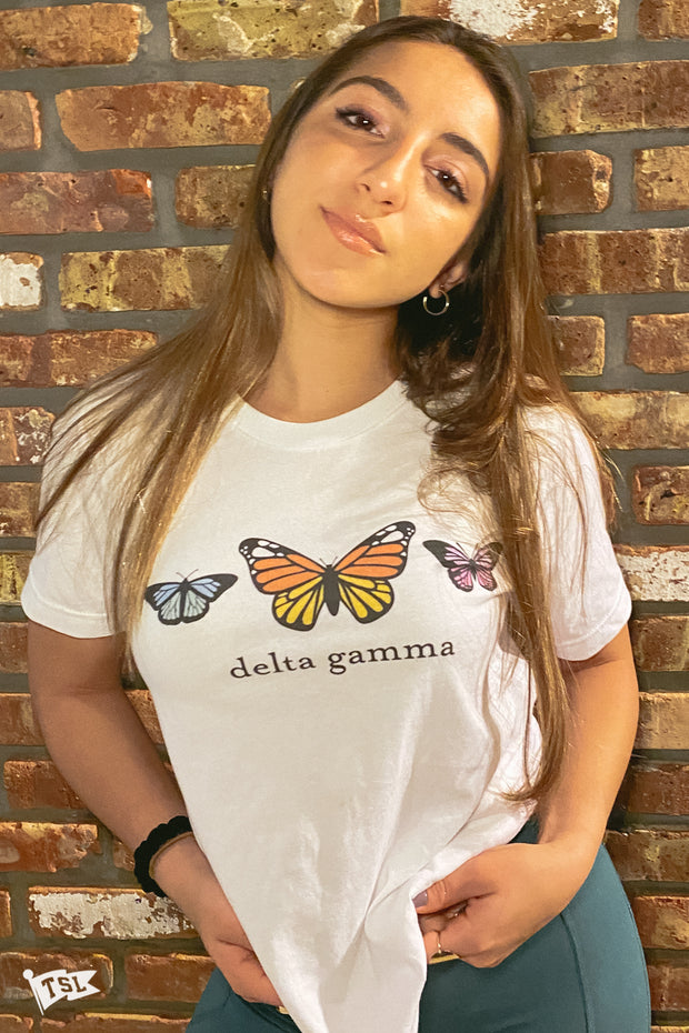 Delta Gamma Butterfly Tee