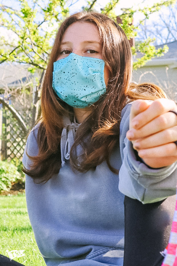 Splatter Mint Face Mask (Anti-Microbial)