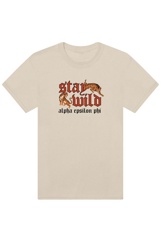 Alpha Epsilon Phi Stay Wild Tee