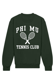 Phi Mu Tennis Club Crewneck Sweatshirt