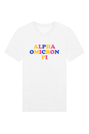 Alpha Omicron Pi Candy Tee