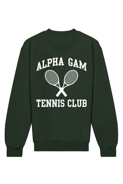 Alpha Gamma Delta Tennis Club Crewneck Sweatshirt