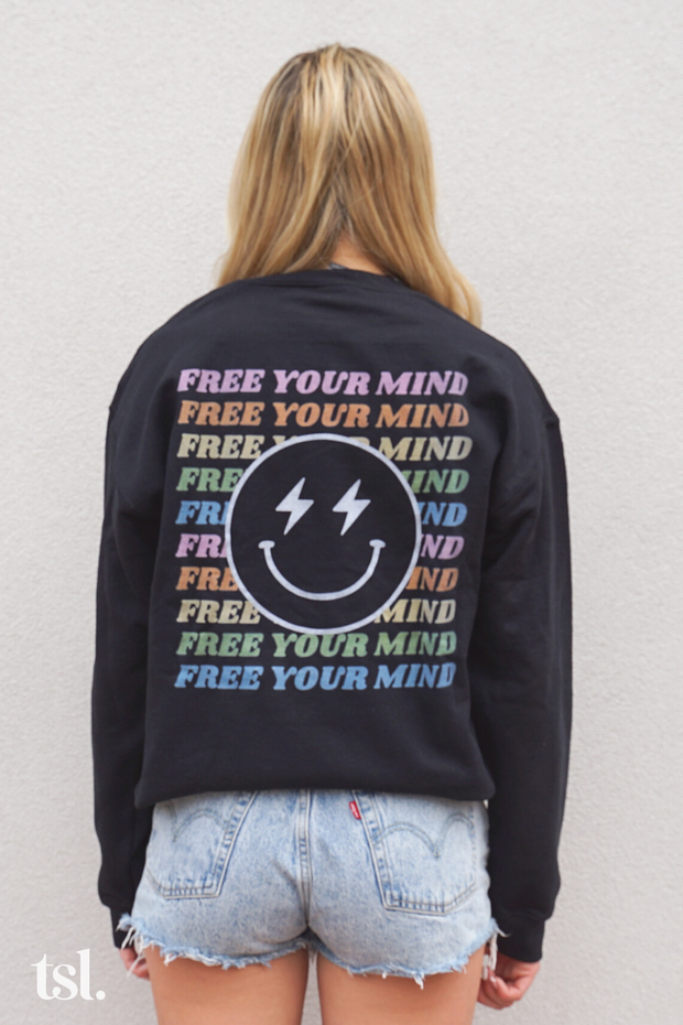 Chi Omega Free Your Mind Crewneck Sweatshirt