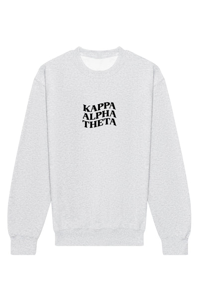 Kappa Alpha Theta Happy Place Crewneck Sweatshirt