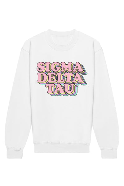 Sigma Delta Tau Retro Crewneck Sweatshirt