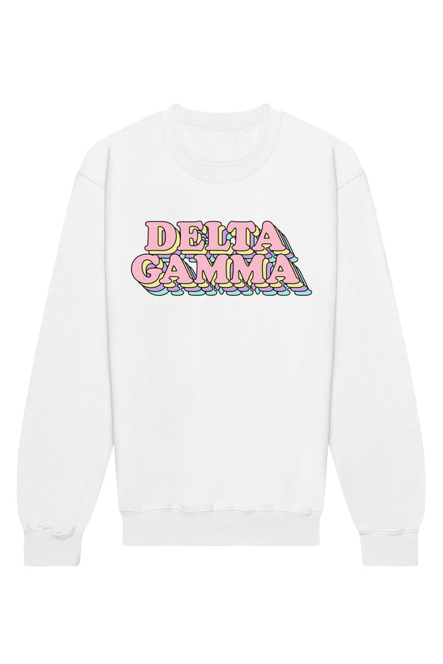 Delta Gamma Retro Crewneck Sweatshirt