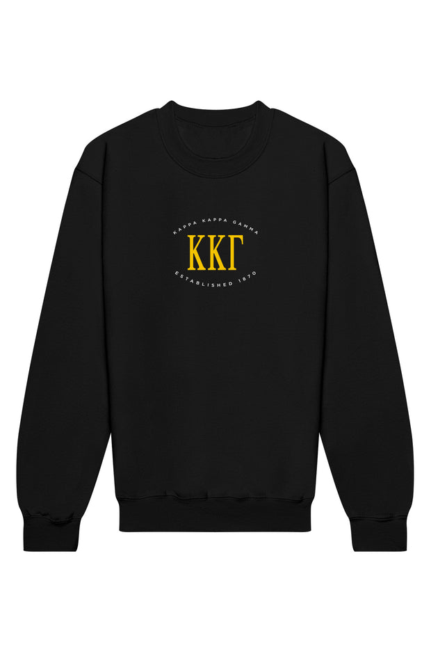 Kappa Kappa Gamma Emblem Crewneck Sweatshirt