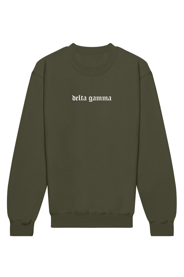 Delta Gamma Classic Gothic II Crewneck Sweatshirt