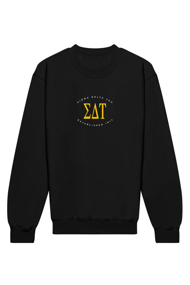 Sigma Delta Tau Emblem Crewneck Sweatshirt