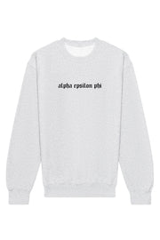Alpha Epsilon Phi Classic Gothic Crewneck Sweatshirt