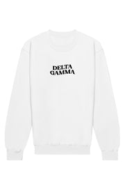 Delta Gamma Happy Place Crewneck Sweatshirt