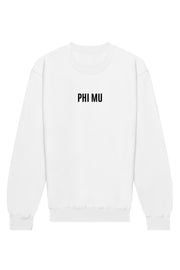 Phi Mu Warped Crewneck Sweatshirt