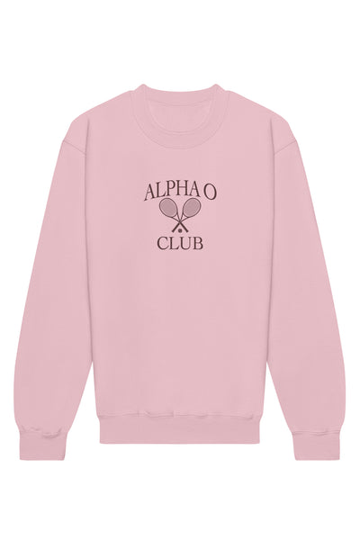 Alpha Omicron Pi Greek Club Crewneck Sweatshirt