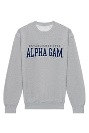 Alpha Gamma Delta Collegiate Crewneck Sweatshirt