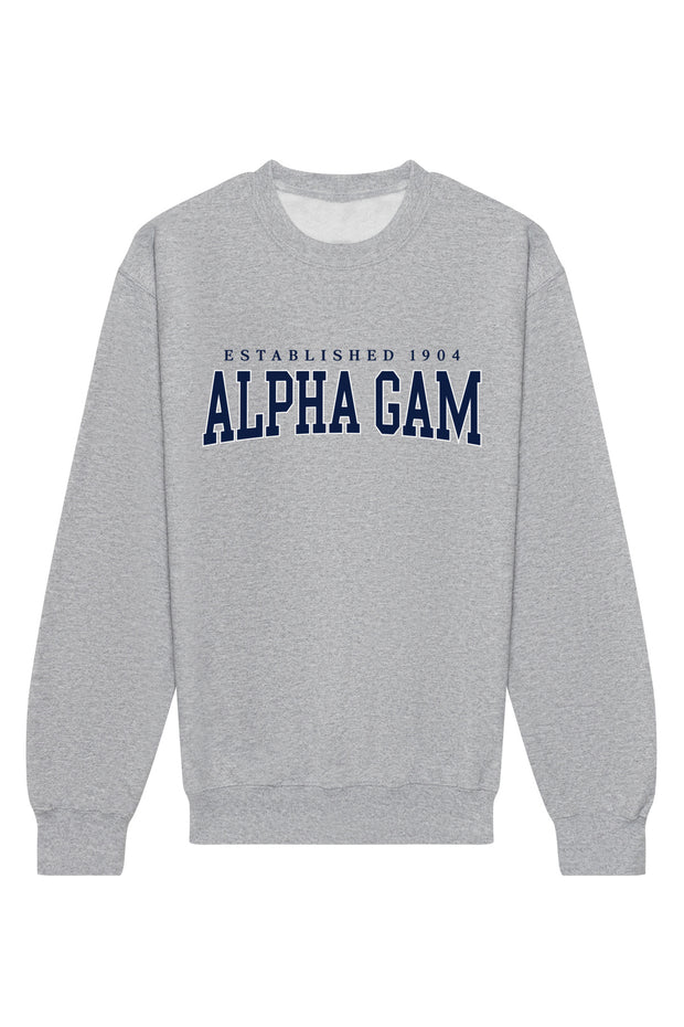 Alpha Gamma Delta Collegiate Crewneck Sweatshirt