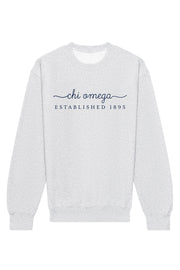 Chi Omega Signature Crewneck Sweatshirt