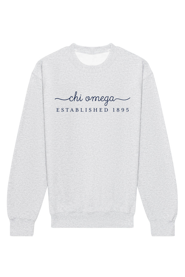 Chi Omega Signature Crewneck Sweatshirt