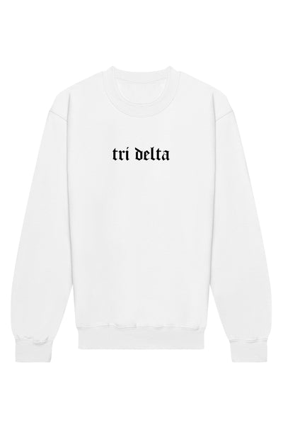 Delta Delta Delta Classic Gothic Crewneck Sweatshirt