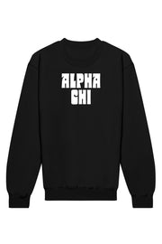 Alpha Chi Omega Bubbly Crewneck Sweatshirt
