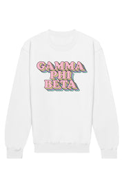 Gamma Phi Beta Retro Crewneck Sweatshirt