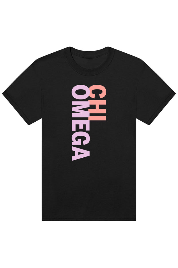 Chi Omega Vertical Shirt