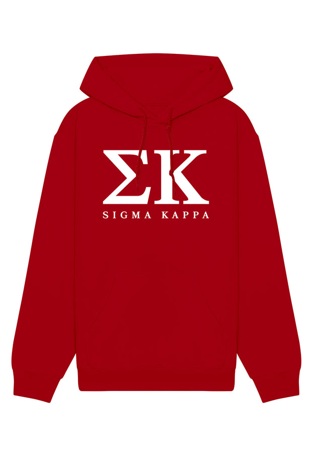 Sigma Kappa Letters Hoodie