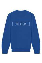 Delta Delta Delta Blocked Crewneck Sweatshirt