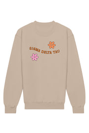Sigma Delta Tau In Love With Crewneck Sweatshirt