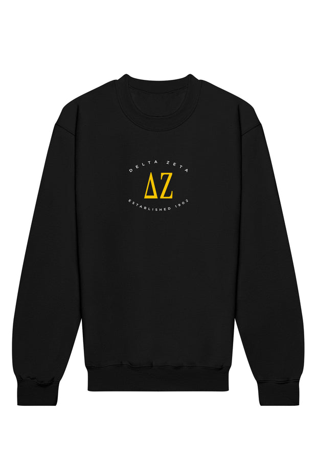 Delta Zeta Emblem Crewneck Sweatshirt