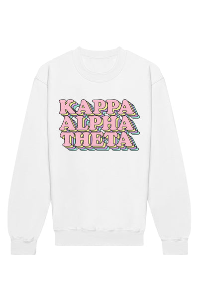 Kappa Alpha Theta Retro Crewneck Sweatshirt