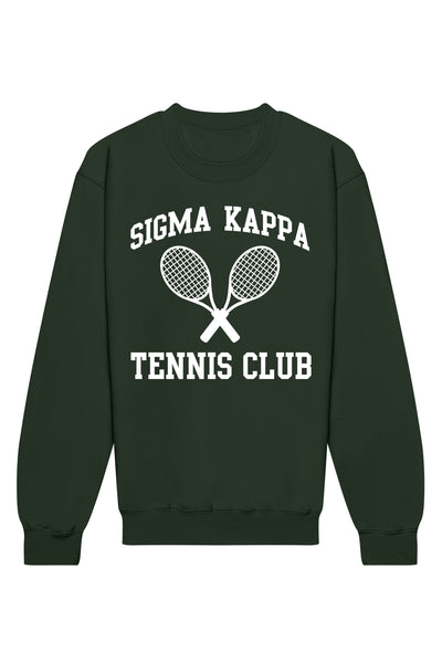 Sigma Kappa Tennis Club Crewneck Sweatshirt
