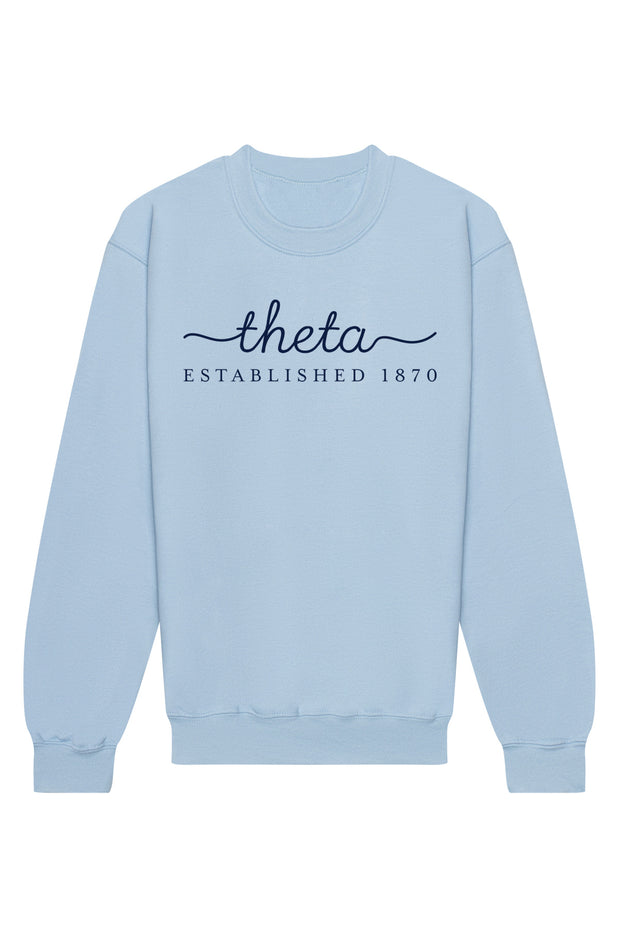 Kappa Alpha Theta Signature Crewneck Sweatshirt