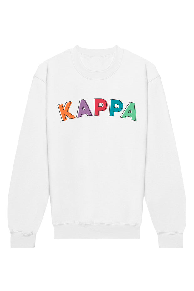 Kappa Kappa Gamma Stencil Crewneck Sweatshirt