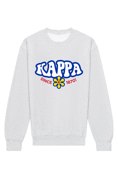 Kappa Kappa Gamma Funky Crewneck Sweatshirt