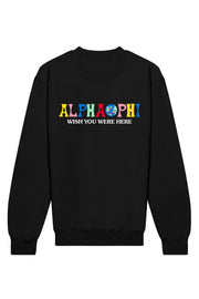 Alpha Phi Wish You Were Here Crewneck Sweatshirt