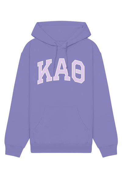 Kappa Alpha Theta Purple Rowing Letters Hoodie