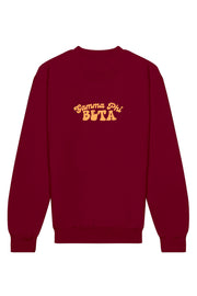 Gamma Phi Beta Vintage Hippie Crewneck Sweatshirt