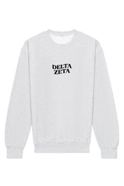 Delta Zeta Happy Place Crewneck Sweatshirt