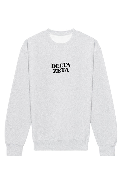 Delta Zeta Happy Place Crewneck Sweatshirt