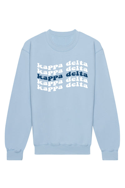 Kappa Delta Ride The Wave Crewneck Sweatshirt